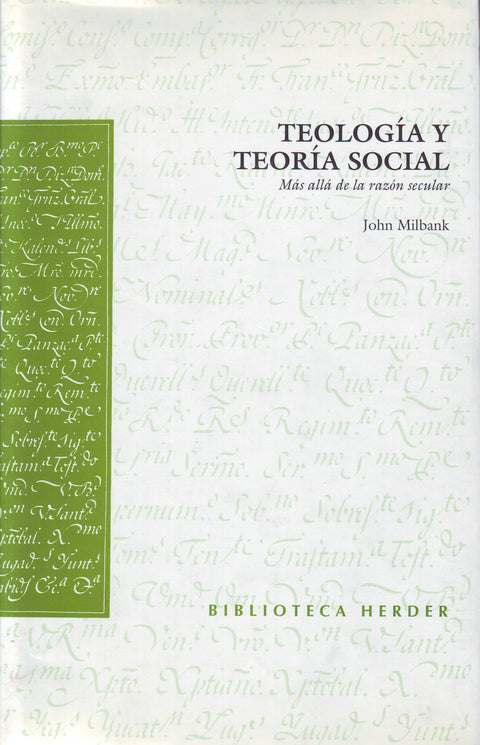  Teología y teoría social 