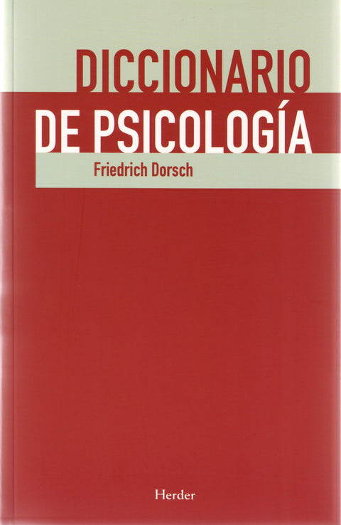  Diccionario de psicología 