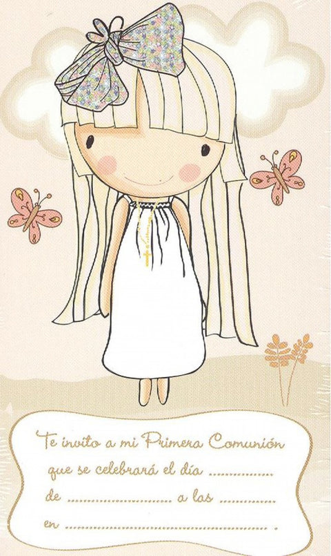  INVITACIÓN 1ª COMUNION Mod.1 