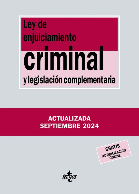  Ley de Enjuiciamiento Criminal y legislación complementaria 