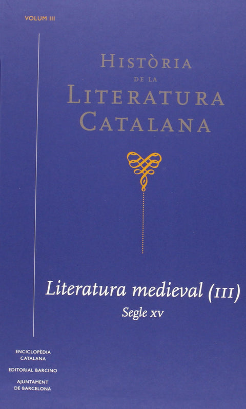  Historia de la literatura: literatura medieval iii 