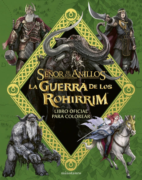  La Guerra de los Rohirrim: libro oficial para colorear 