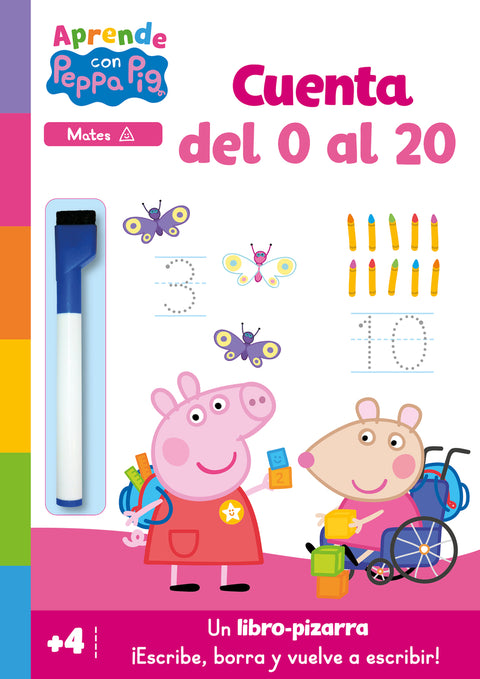  Peppa Pig. Primeros aprendizajes - Aprende con Peppa. Cuenta del 0 al 20 