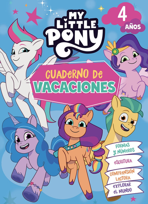  My Little Pony - Cuaderno de vacaciones 4 años 