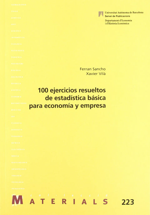  100 ejercicios resueltos de estadistica basica economia 