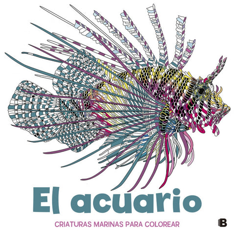  EL ACUARIO: CRIATURAS MARINAS PARA COLOREAR 