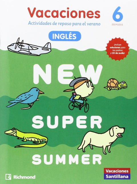  NEW SUPER SUMMER 6º primaria book + audio 