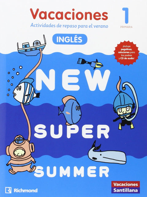  NEW SUPER SUMMER 1º PRIMARIA BOOK  AUDIO 