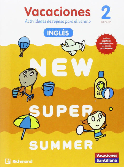  NEW SUPER SUMMER 2º PRIMARIA BOOK  audio 