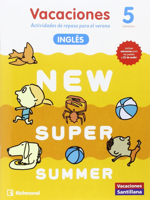  NEW SUPER SUMMER 5º PRIMARIA BOOK AUDIO 