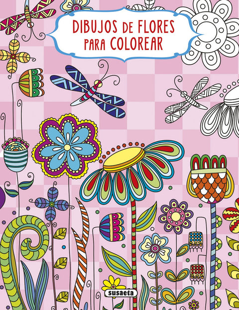  Dibujos de flores para colorear 