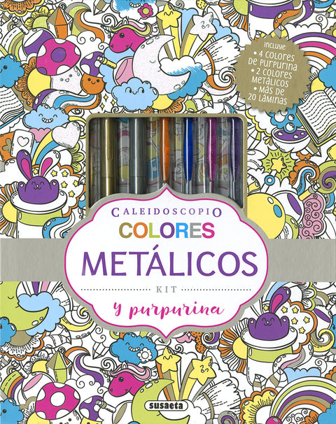  Colores metálicos y purpurina 