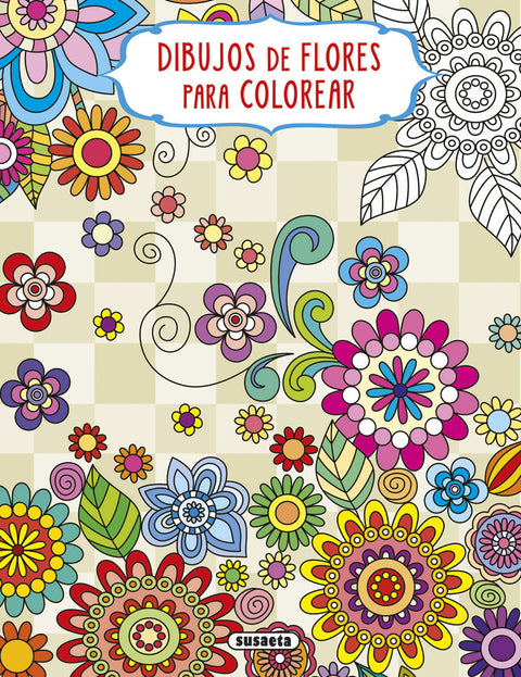  Dibujos de flores para colorear - 1 