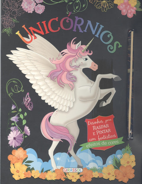  unicórnios: desenhos para raspar 