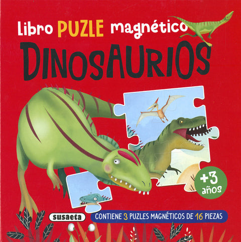  Libro puzle magnético. Dinosaurios 