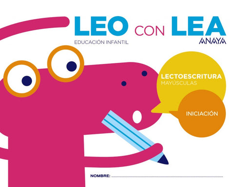  LEO CON LEA INICIACIÓN MAYÚSCULAS 3 AÑOS 