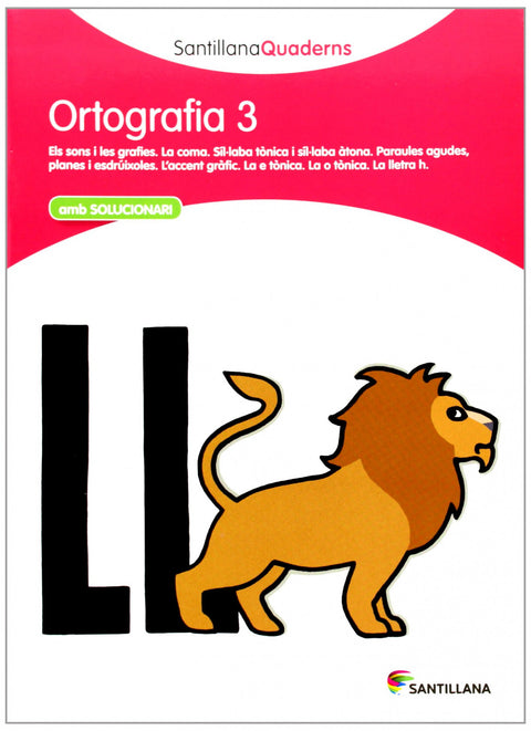  Ortografia, Educació Primària. Quadern 3 