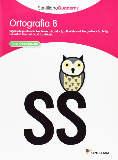  Ortografia, Educació Primària. Quadern 8 