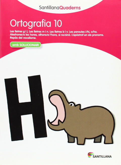  Ortografia, Educació Primària. Quadern 10 