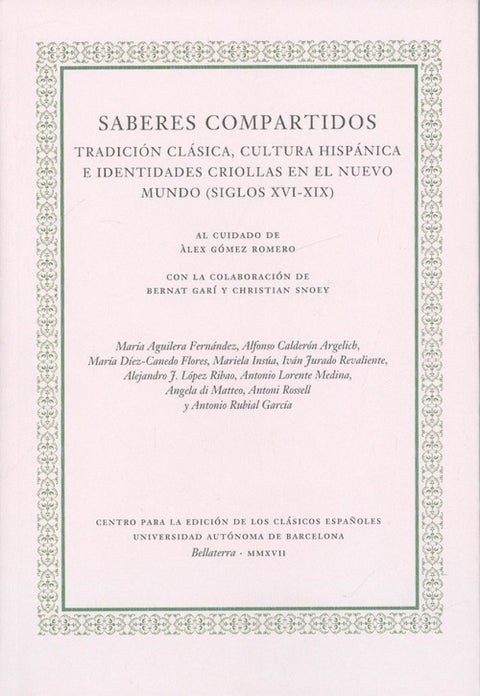  SABERES COMPARTIDOS 