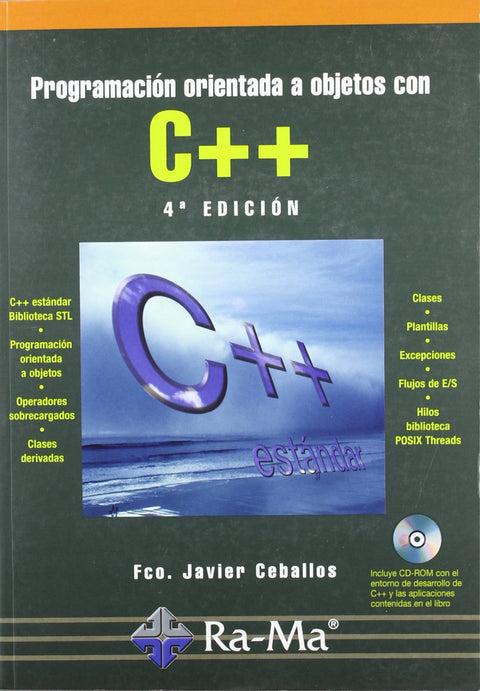  PROGR.ORIENTADA OBJETOS C++ (4ª ED.) (+CD) 