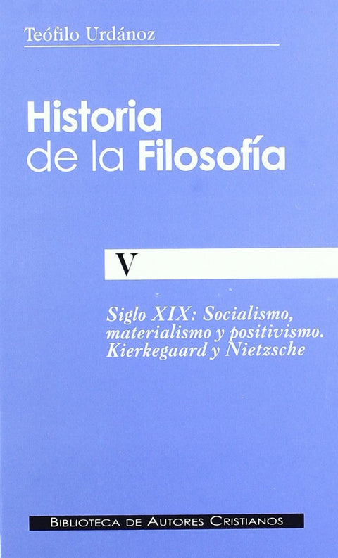  HISTORIA DE LA FILOSOFIA V 