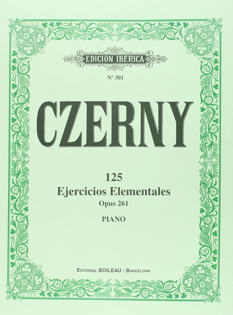  125 ejercicios elementales op.261 