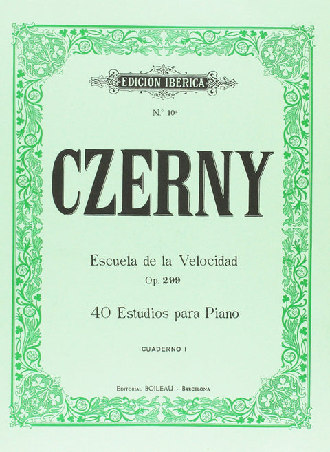  Escuela de la velocidad Op.299 Vol.I 