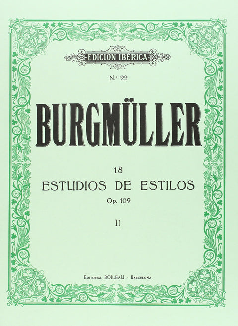  18 estudios de estilo op.109 