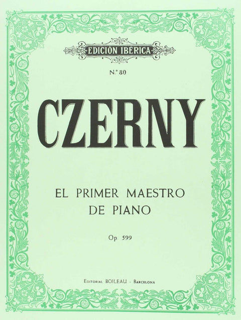  El primer maestro piano op.599, op.100 