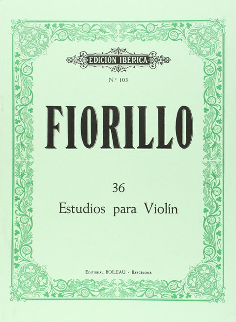  36 estudios Violín 