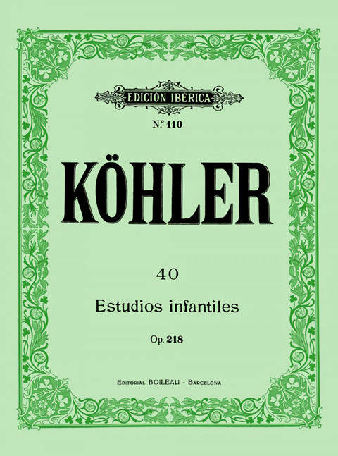  40 estudios infantiles op.218 
