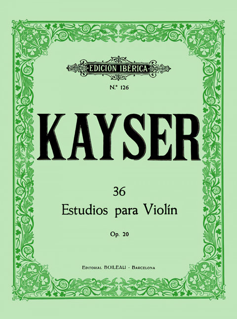 36 estudios op.20 