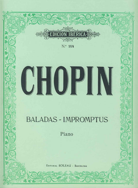  Baladas, impromptus y fantasía 