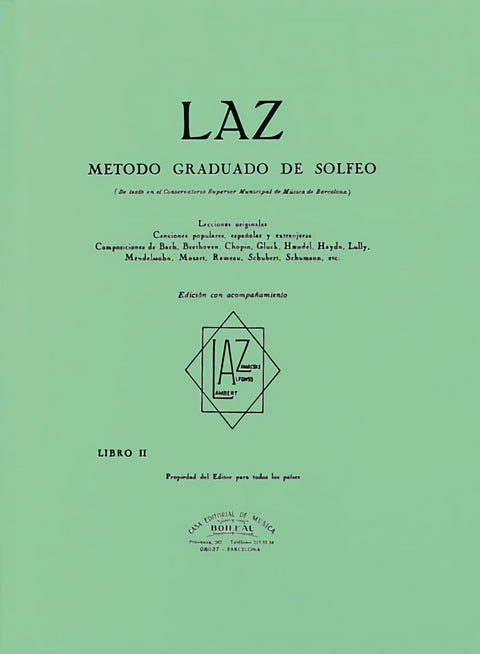  Laz:método de solfeo 2º acompañamiento 