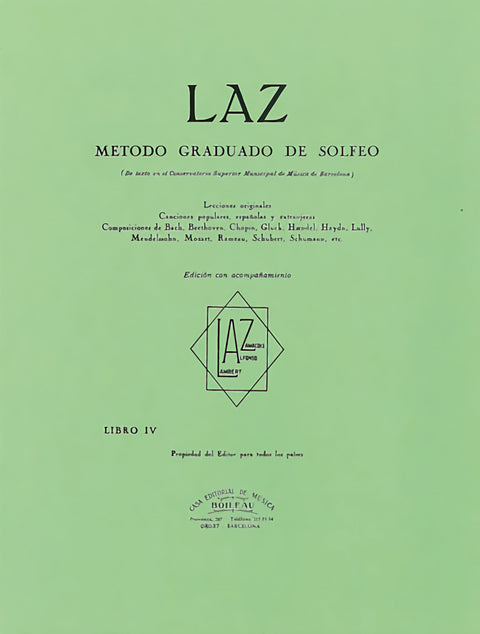  Laz:método de solfeo 4º acompañamiento 
