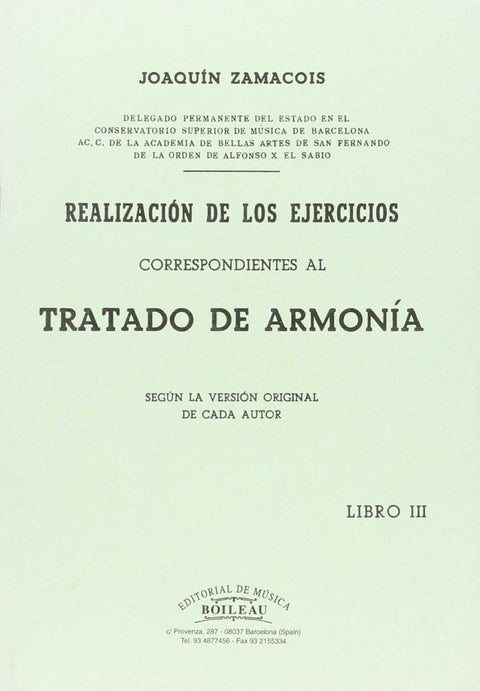  Realización Ejer.Armonía Vol.III 