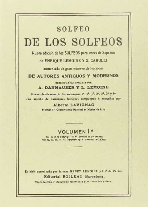  Solfeo de los solfeos 1A 