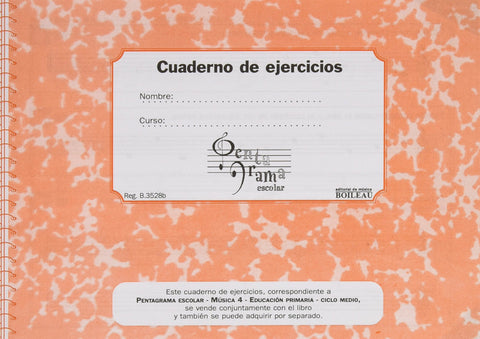  Pentagrama Escolar 4. CD + Cuaderno de ejercicios (C) 
