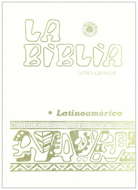  Biblia Latinoam. letra grande blanca 