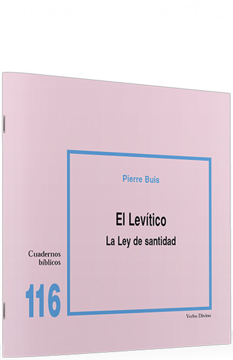 116.Levitico Ley Santidad.(Cuadernos Biblicos) 