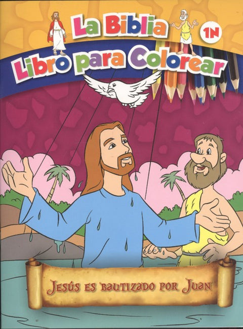  Jesús es bautizado por Juan 