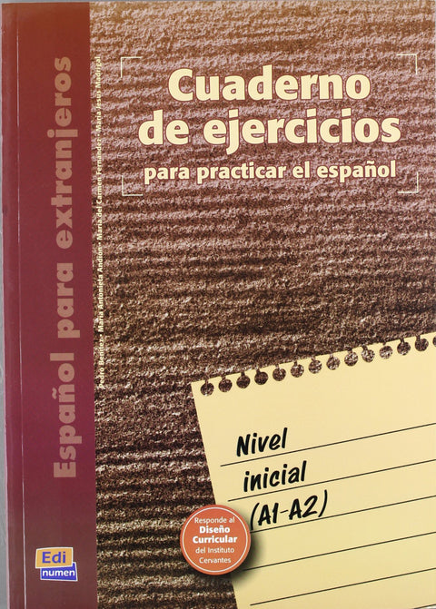  Español para extranjeros, nivel inicial. Cuaderno de ejercicios 