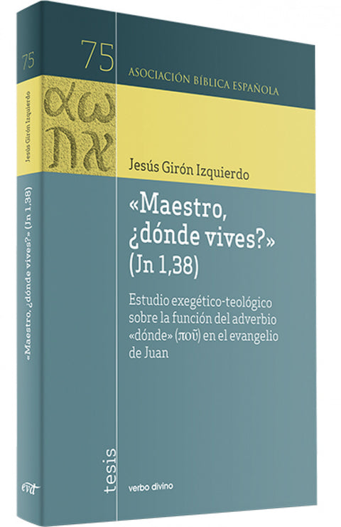  'MAESTRO, ¿DÓNDE VIVES? 