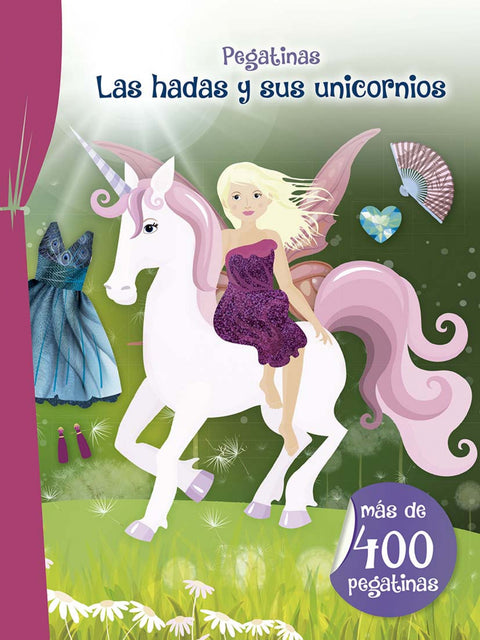  Pegatinas - Las hadas y sus unicornios 