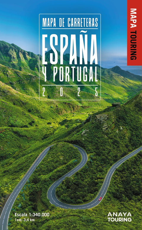  Mapa de Carreteras de España y Portugal 1:340.000, 2025 