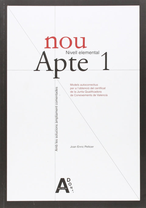  Nou apte 1.(nivell elemental) 