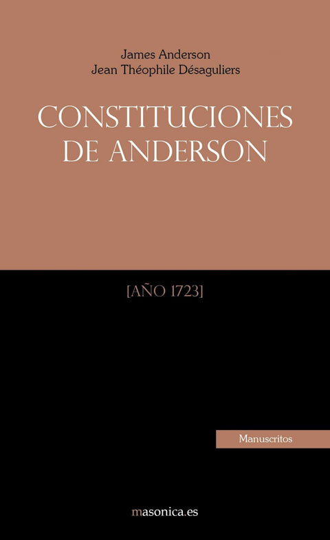  CONSTITUCIONES DE ANDERSON 