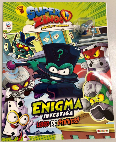  Libro de Stickers Superzings Series 3 - España 