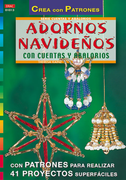  Serie abalorios nº 13. adornos navideños con cuentas y abalorios 